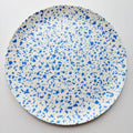 Glazedine Blue Terrazzo Ceramic Plate – Dining Table Decor