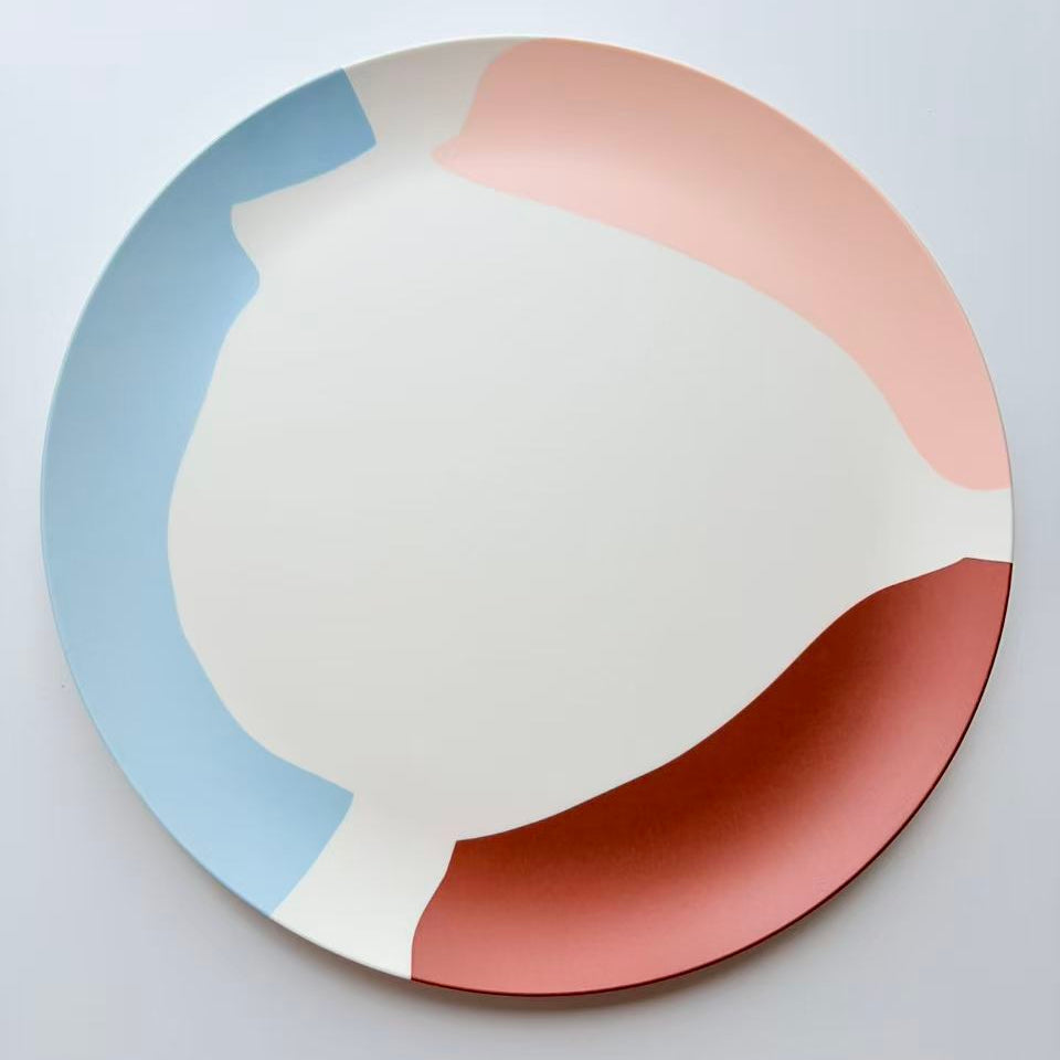 Glazedine Color Block Ceramic Plate – Dining and Entertaining