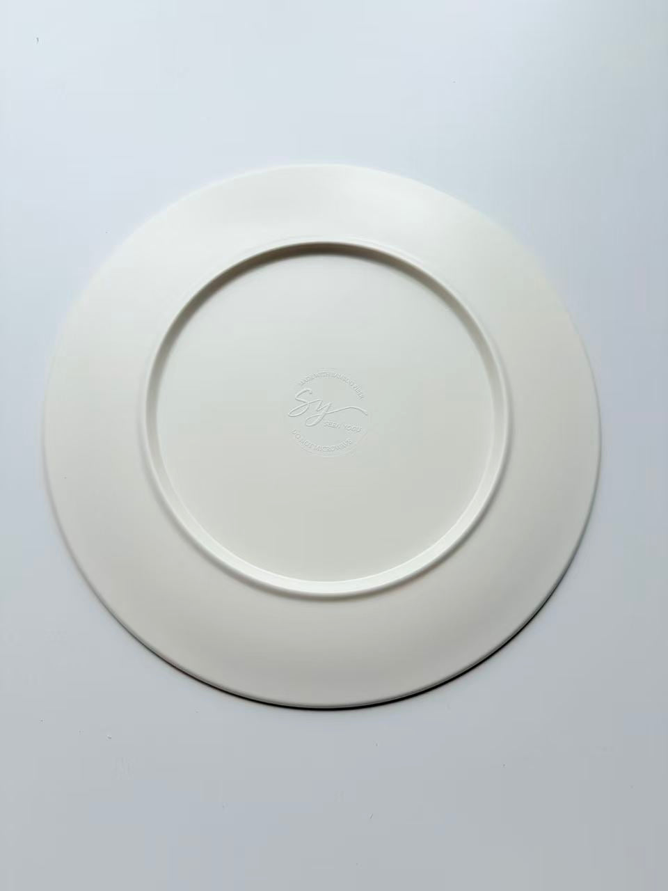 Glazedine Multicolor Plaid Ceramic Plate – Everyday Table Decor